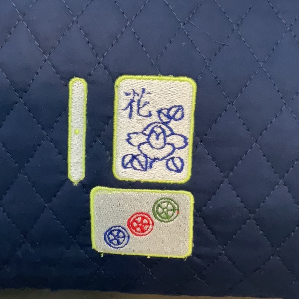 Oversized Mahjongg tile bag - Picture 2 of 6